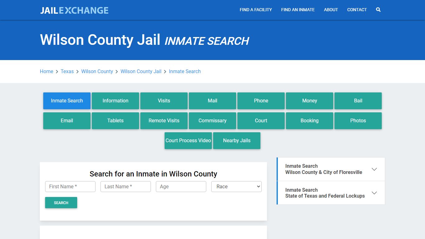 Wilson County Jail, TX Inmate Search: Roster & Mugshots